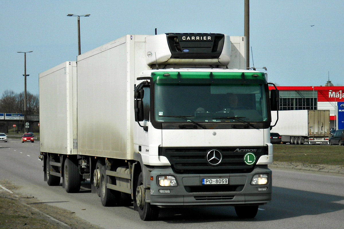 Латвия, № PO-8059 — Mercedes-Benz Actros ('2003) 2541