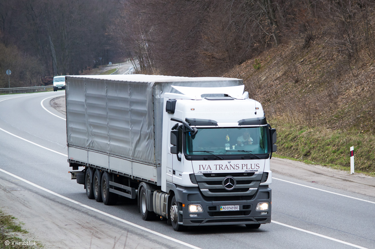 Закарпатская область, № АО 0149 ВС — Mercedes-Benz Actros ('2009) 1844