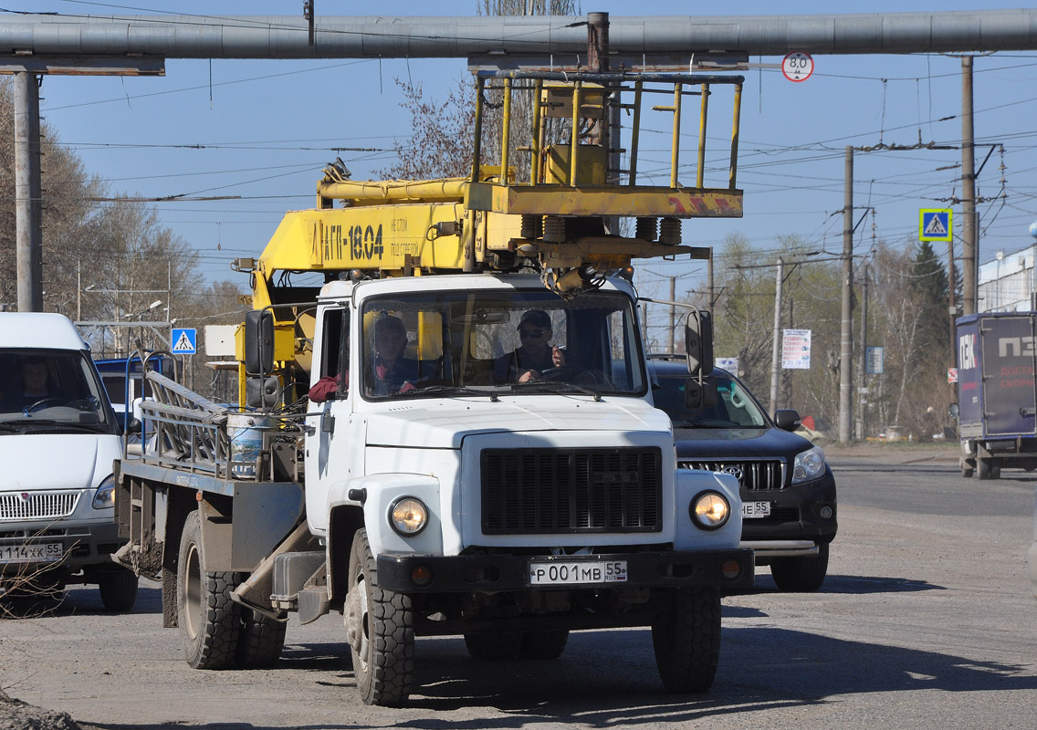 Омская область, № Р 001 МВ 55 — ГАЗ-3309