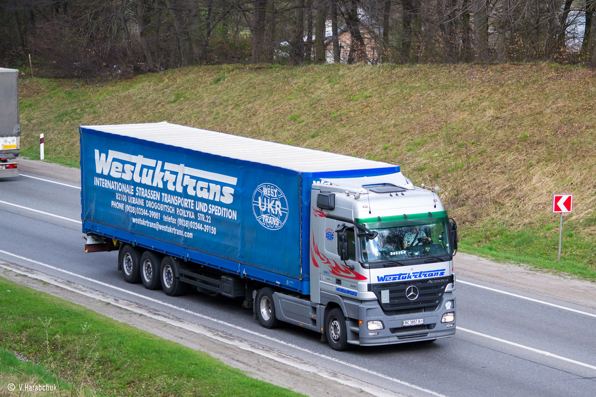 Львовская область, № ВС 5857 АІ — Mercedes-Benz Actros ('2003) 1841