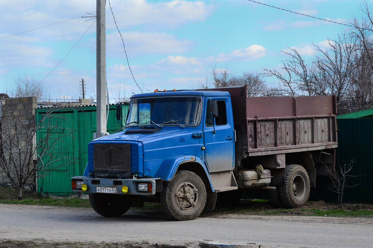 Волгоградская область, № А 017 ТН 34 — ЗИЛ-433360