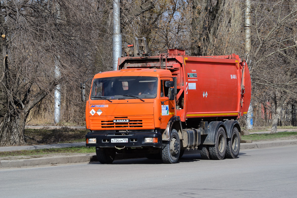 Волгоградская область, № А 726 ХМ 134 — КамАЗ-65115-62