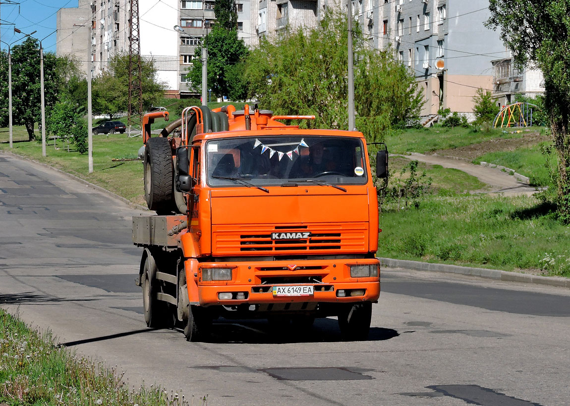 Харьковская область, № АХ 6149 ЕА — КамАЗ-53605 (общая модель)