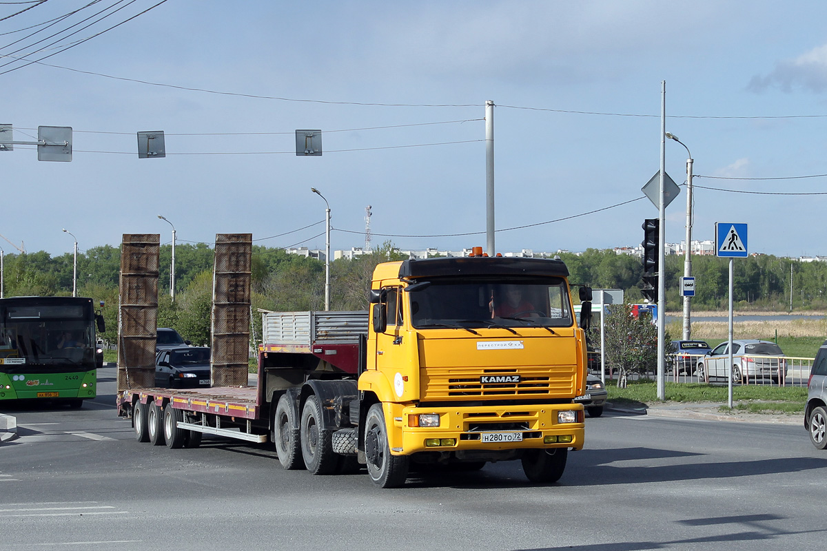 Тюменская область, № Н 280 ТО 72 — КамАЗ-6460-63