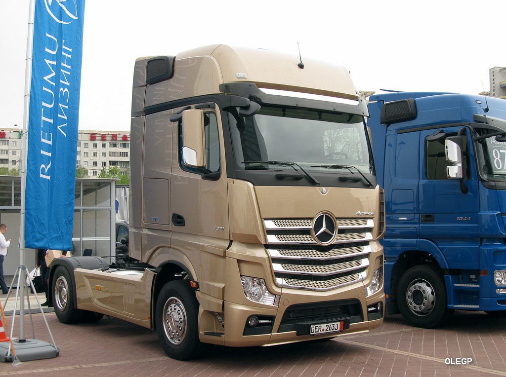 Германия, № GER 263J — Mercedes-Benz Actros ('2011) 1851; Минск — Выставка "БАМАП-2017"