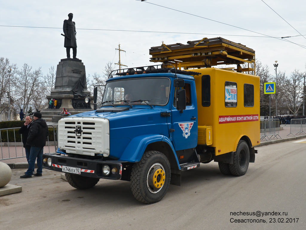 Севастополь, № А 746 ЕХ 92 — ЗИЛ-433362