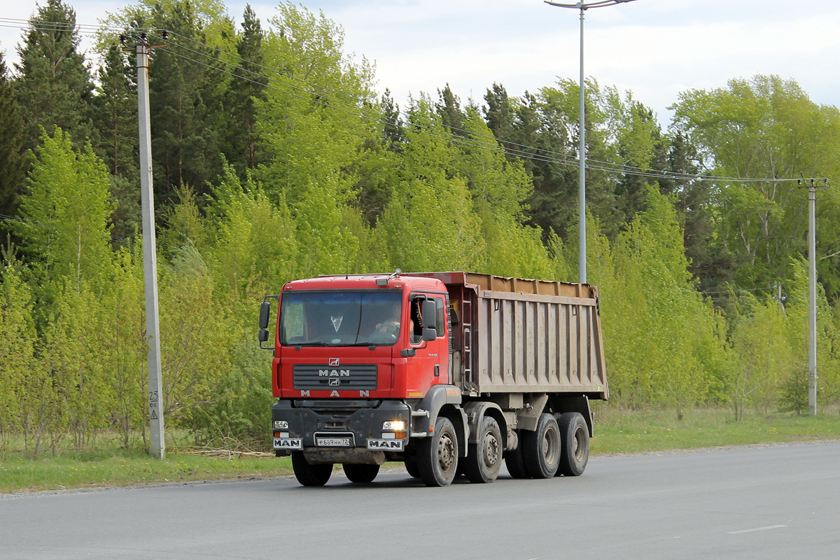 Тюменская область, № Р 669 НН 72 — MAN TGA 41.480