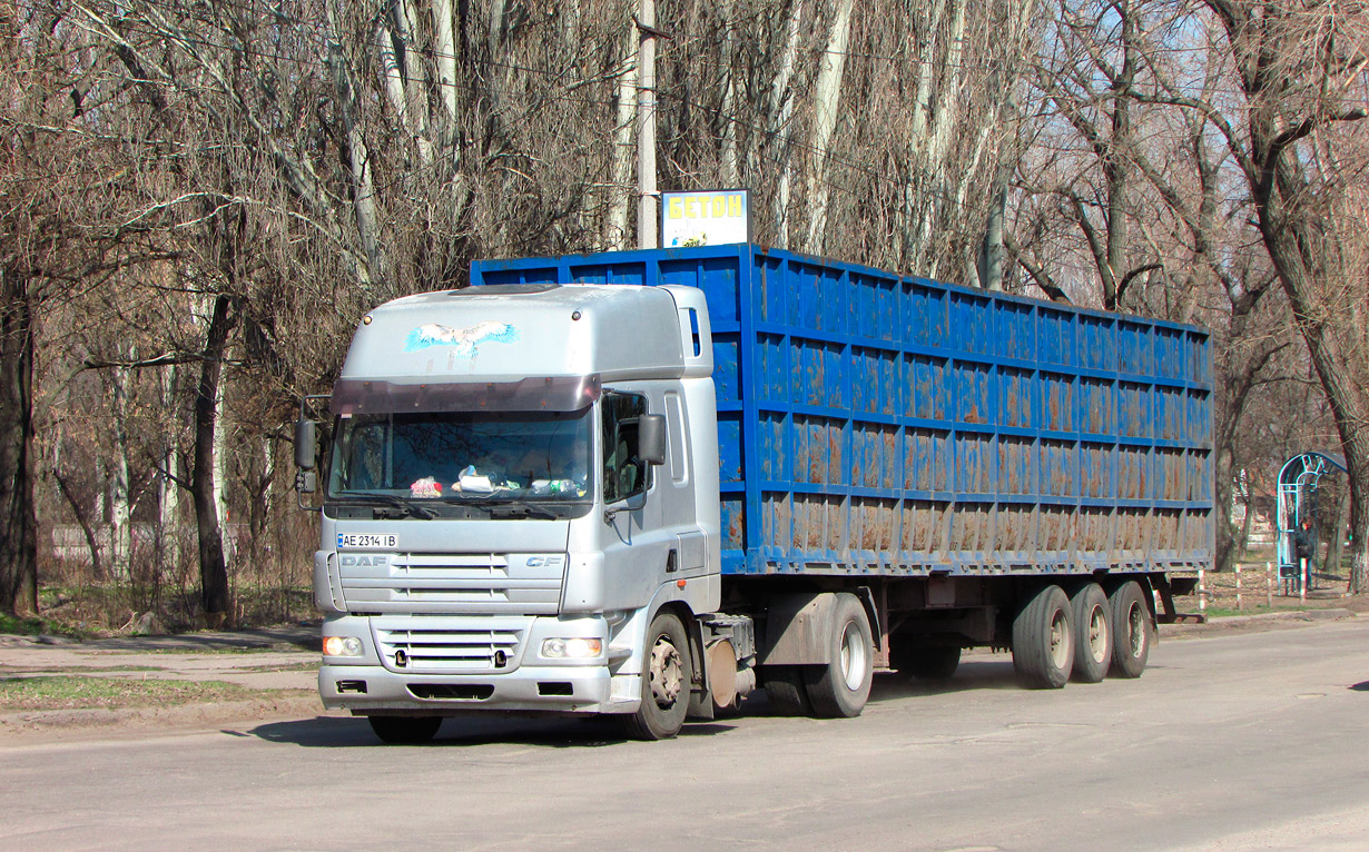 Днепропетровская область, № АЕ 2314 ІВ — DAF CF85 FTG