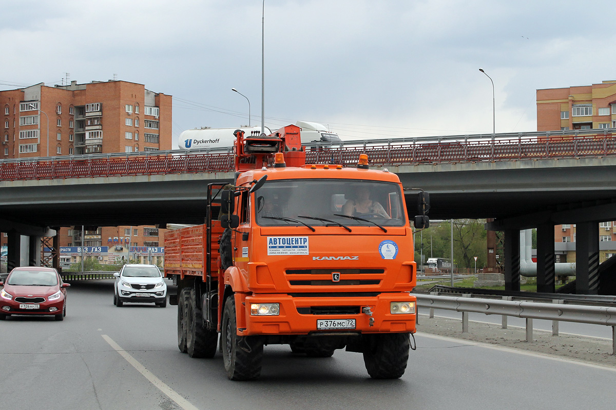 Тюменская область, № Р 376 МС 72 — КамАЗ-43118 (общая модель)