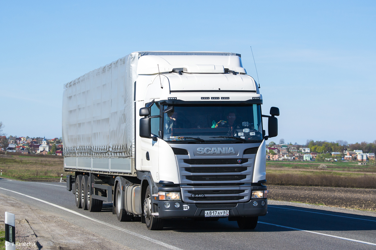 Смоленская область, № А 817 АУ 67 — Scania ('2013) G440