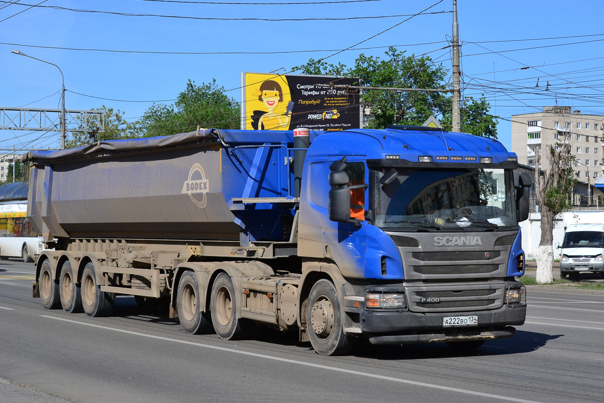 Волгоградская область, № А 222 ВО 134 — Scania ('2011) P400