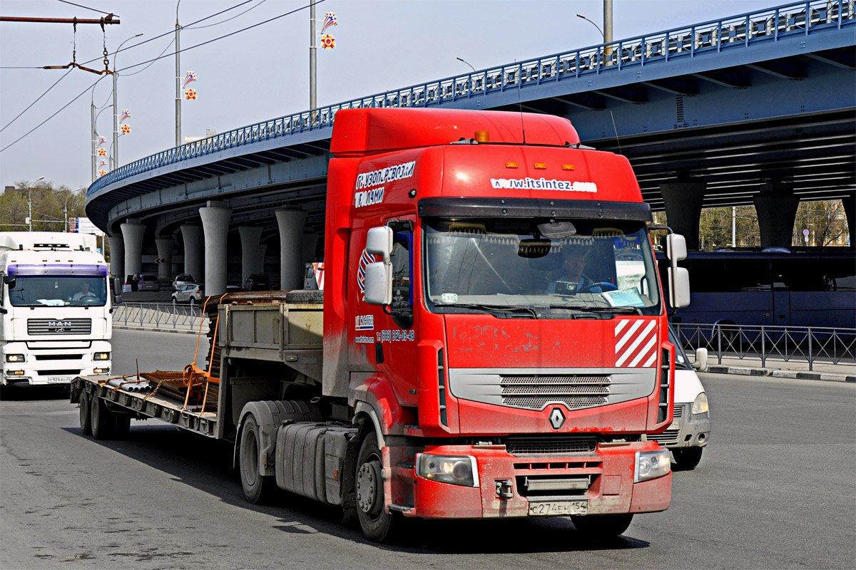 Новосибирская область, № С 274 ЕН 154 — Renault Premium ('2006) [X9P]