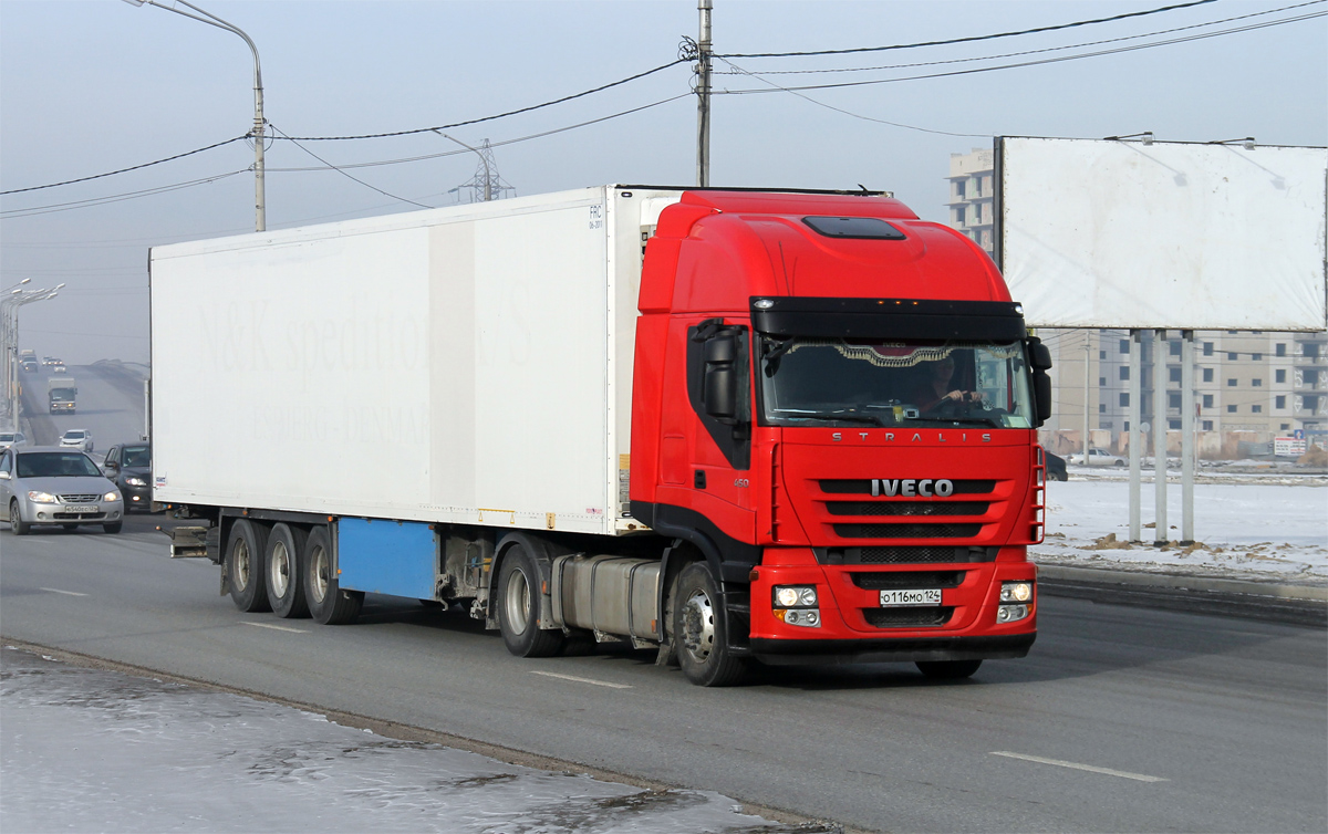 Красноярский край, № О 116 МО 124 — IVECO Stralis ('2007) 450