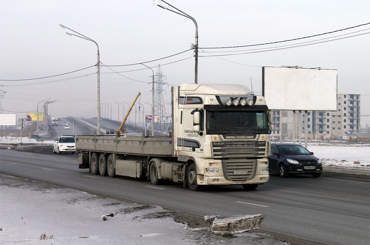 Красноярский край, № Т 241 НМ 124 — DAF XF105 FT