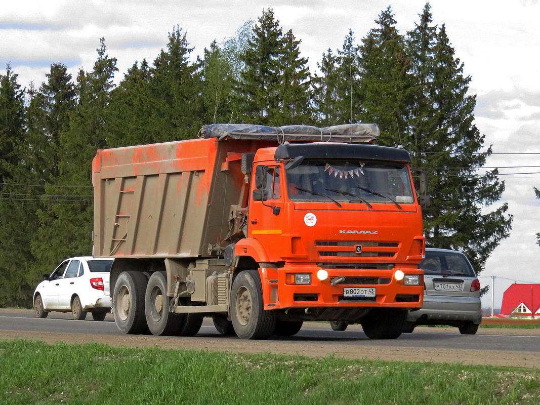 Кировская область, № В 802 ОТ 43 — КамАЗ-6520-73