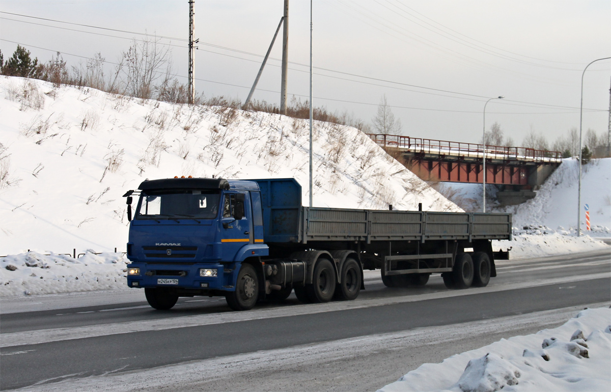 Красноярский край, № Н 245 КР 124 — КамАЗ-65116-A4; Красноярский край, № МТ 3612 24 — Сибтрал (общая модель)