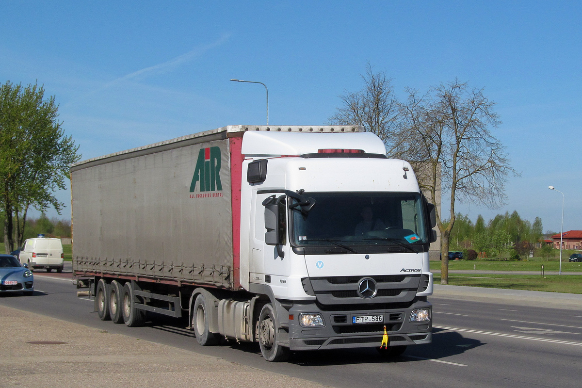 Литва, № FTP 586 — Mercedes-Benz Actros ('2009) 1836