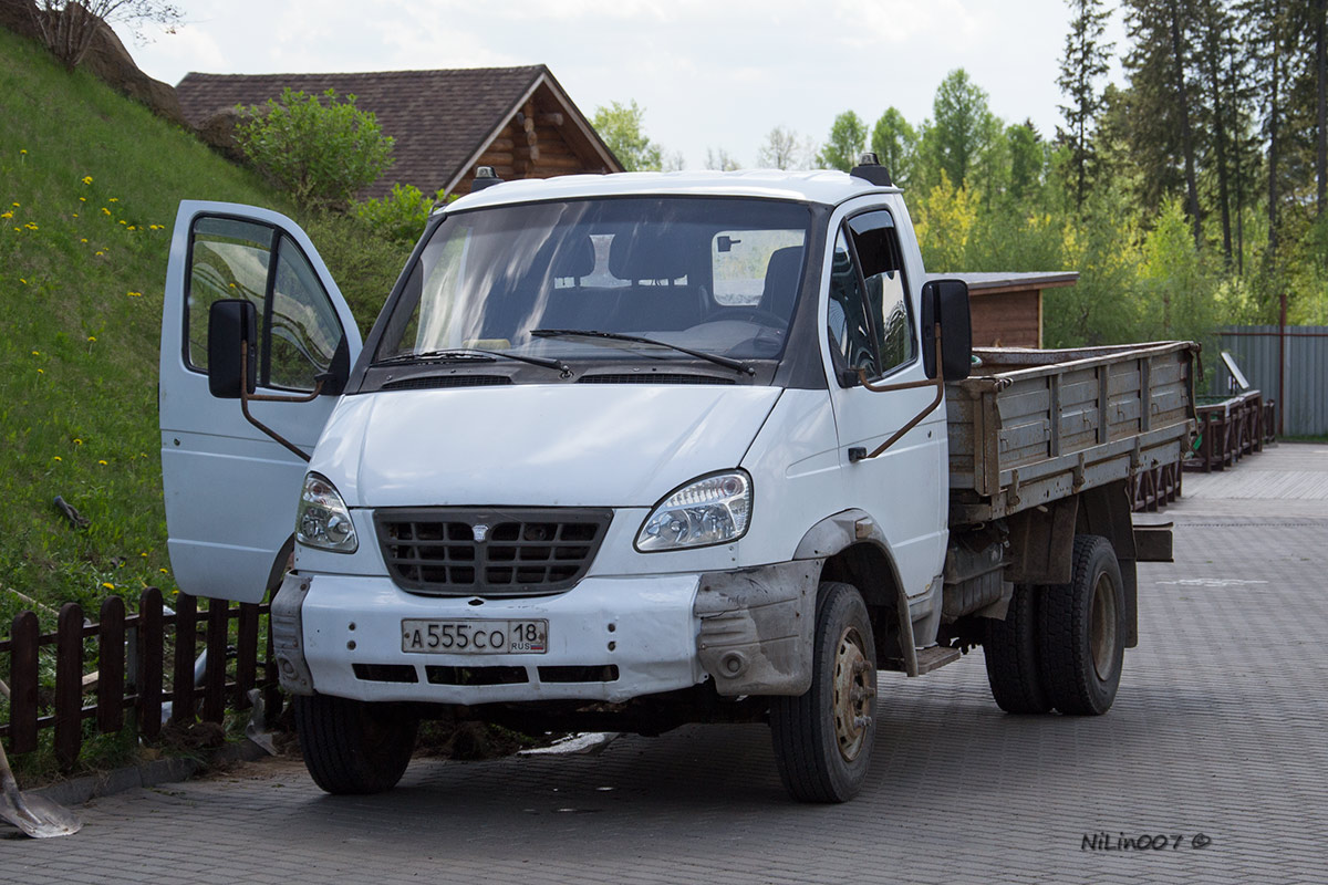 Удмуртия, № А 555 СО 18 — ГАЗ-33104 "Валдай"