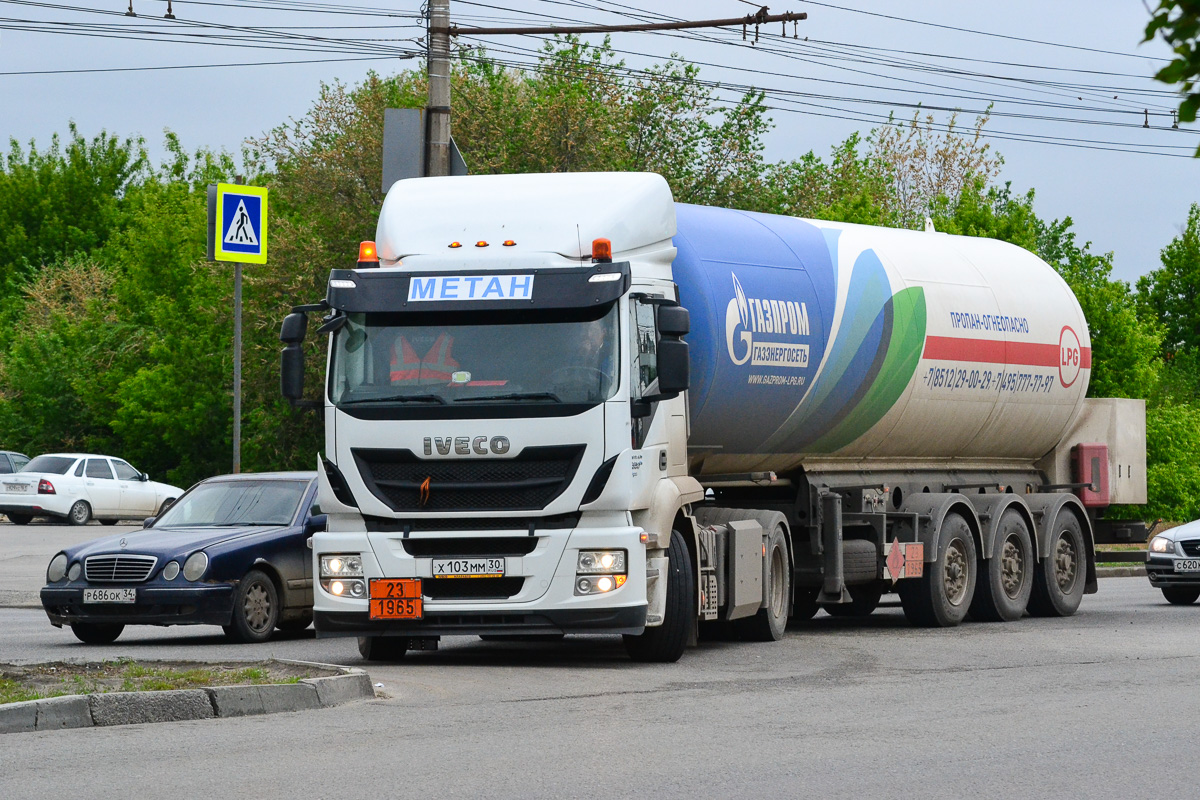 Астраханская область, № Х 103 ММ 30 — IVECO Stralis ('2012)