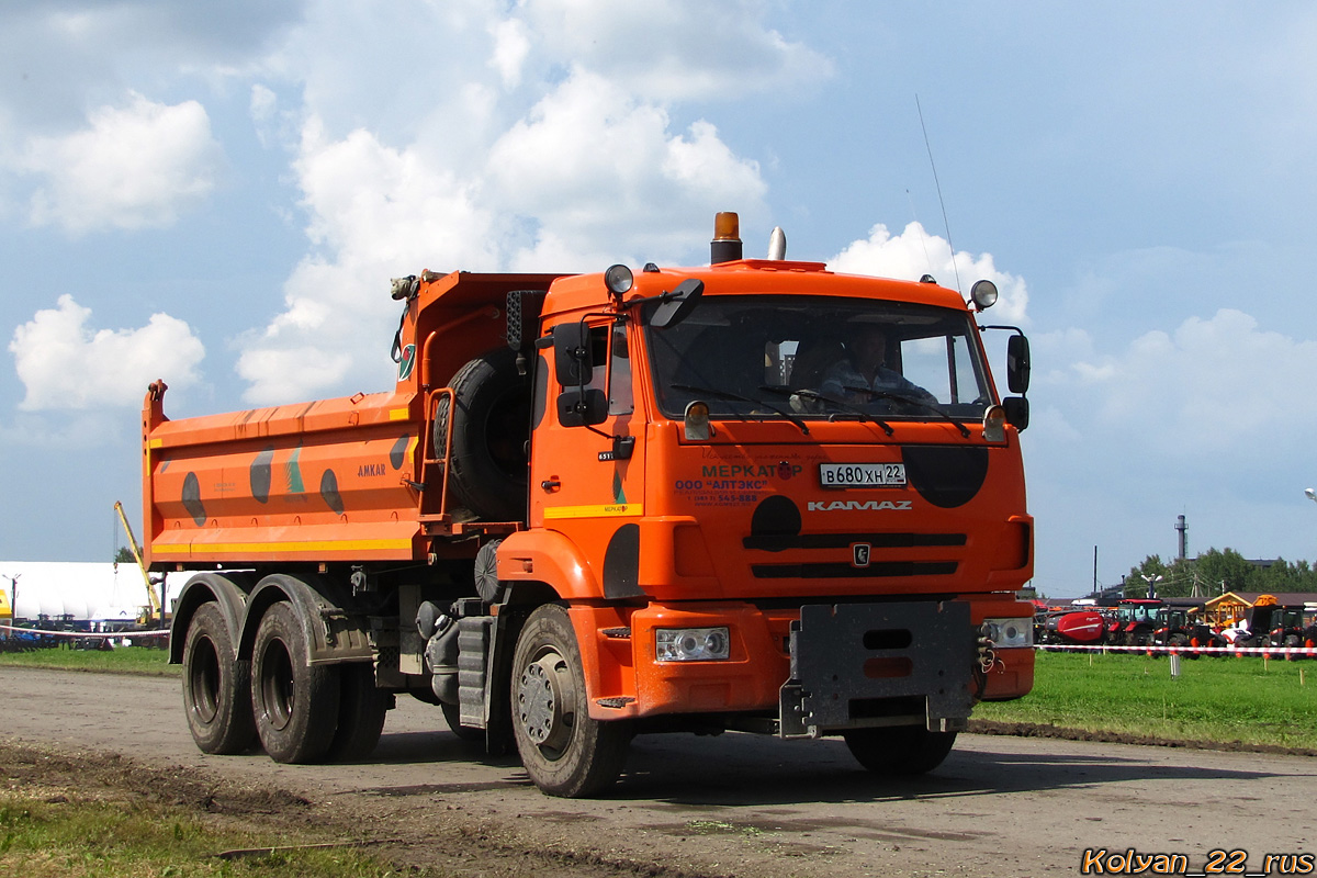 Алтайский край, № В 680 ХН 22 — КамАЗ-65115-A4