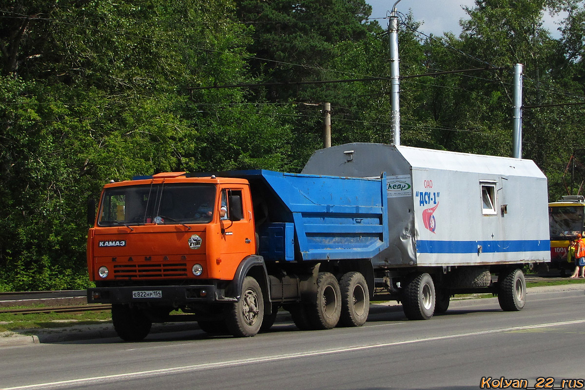 Алтайский край, № Е 822 НР 154 — КамАЗ-5511