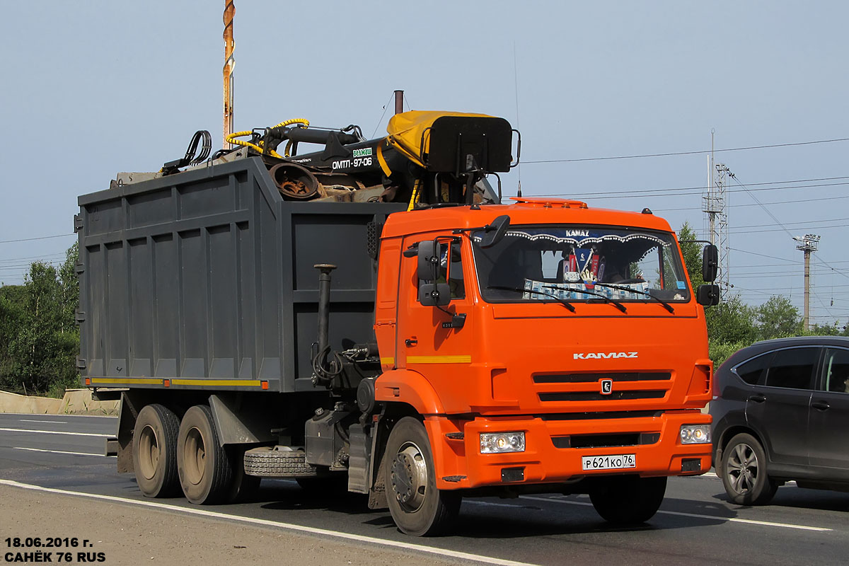 Ярославская область, № Р 621 КО 76 — КамАЗ-65115 (общая модель)