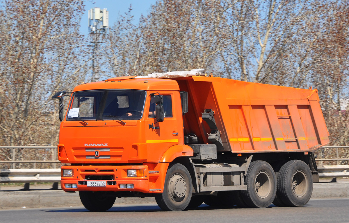 Омская область, № Т 383 УЕ 55 — КамАЗ-65115 [X8V]