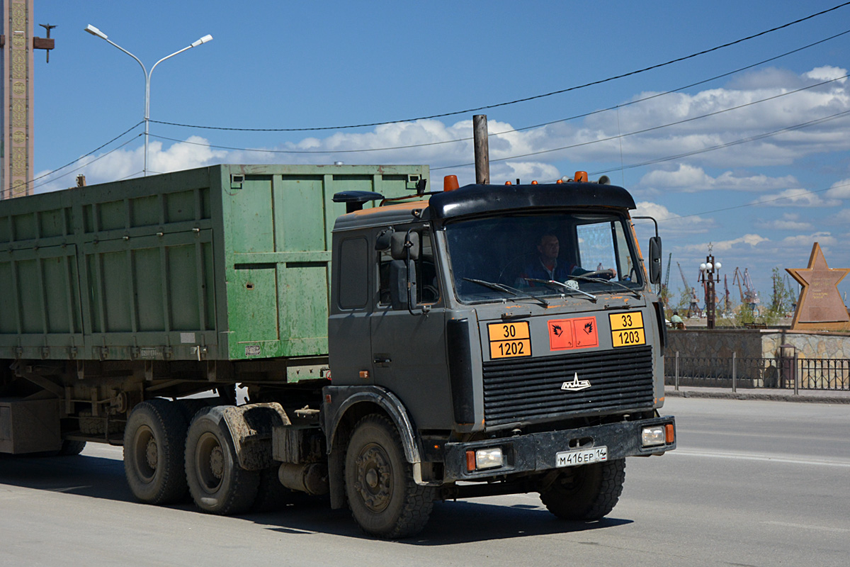 Саха (Якутия), № М 416 ЕР 14 — МАЗ-6422 (общая модель)