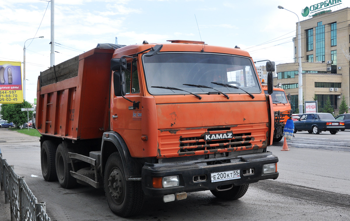 Омская область, № Е 200 КТ 55 — КамАЗ-65115-D3