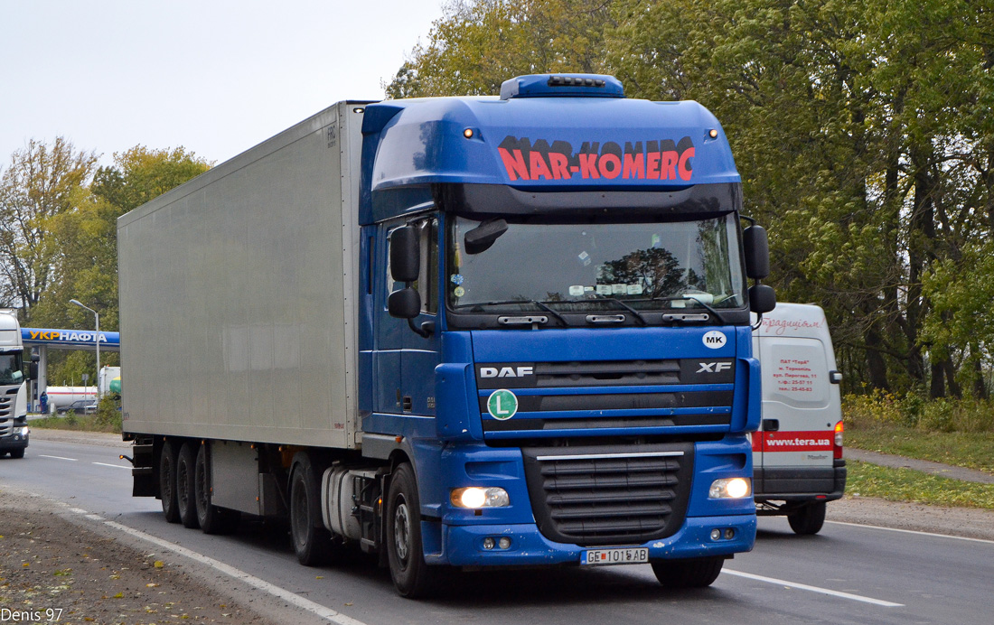 Северная Македония, № GE 1015 AB — DAF XF105 FT