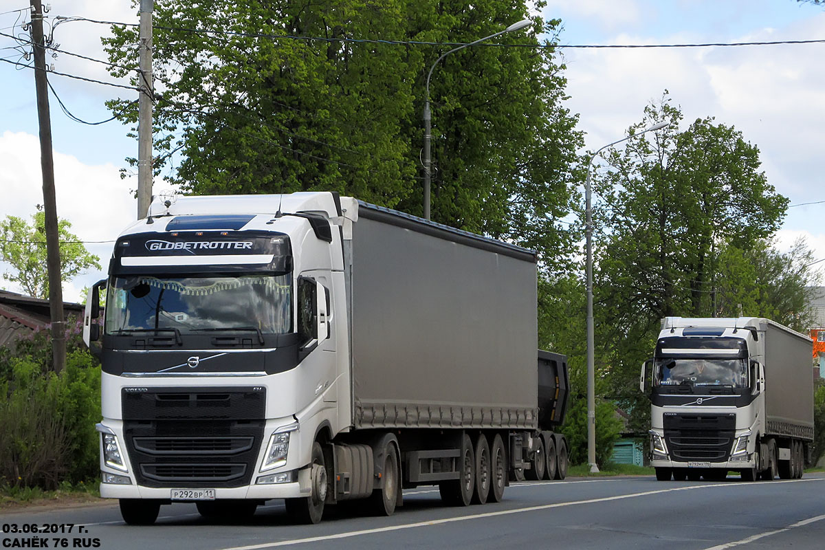 Свердловская область, № Р 292 ВР 11 — Volvo ('2012) FH.460