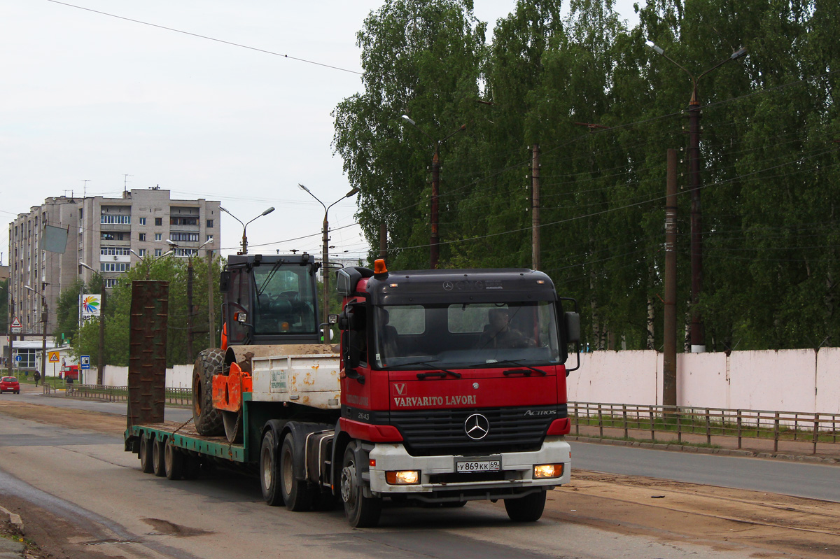 Тверская область, № У 869 КХ 69 — Mercedes-Benz Actros ('1997) 2543