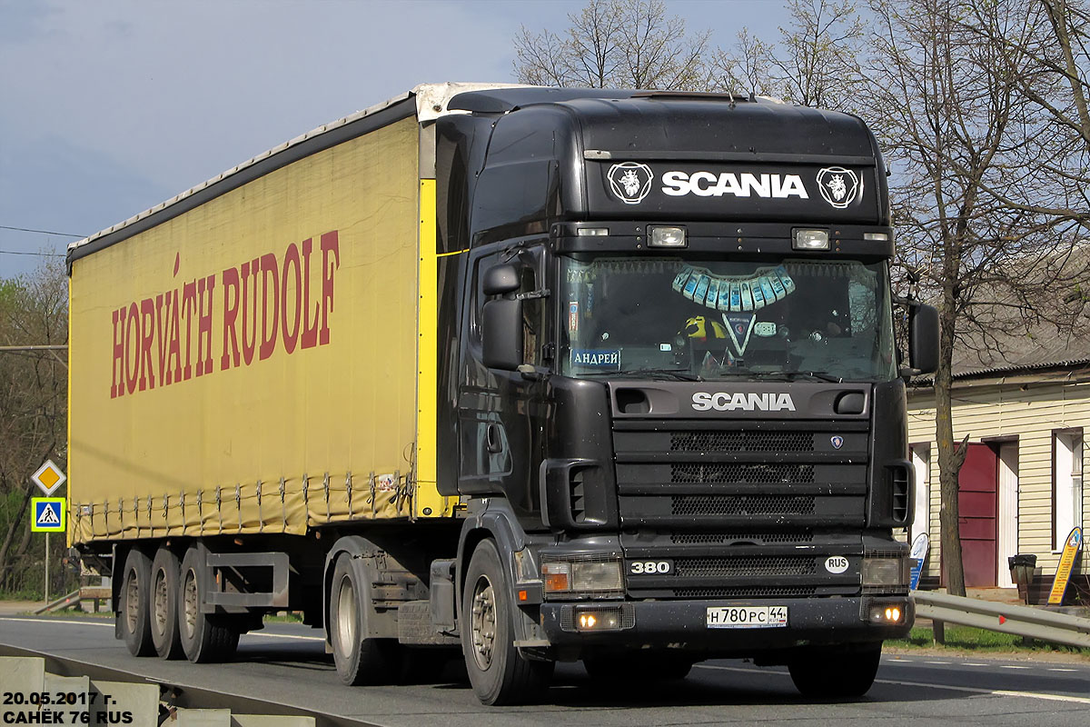 Костромская область, № Н 780 РС 44 — Scania ('1996, общая модель)