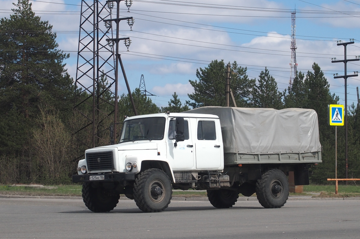 Ханты-Мансийский автоном.округ, № С 525 ВЕ 186 — ГАЗ-33088 «Садко»