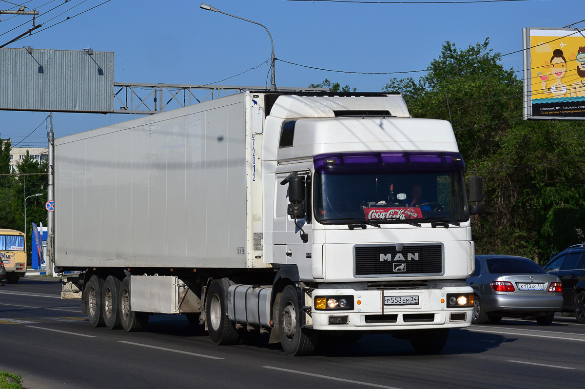 Волгоградская область, № Р 553 ЕМ 34 — MAN F2000 19.463