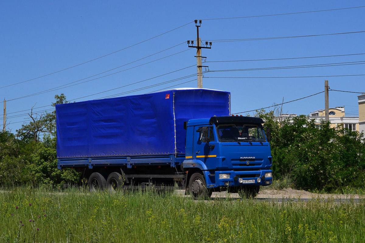 Ханты-Мансийский автоном.округ, № Е 610 ХХ 86 — КамАЗ-65117 (общая модель)