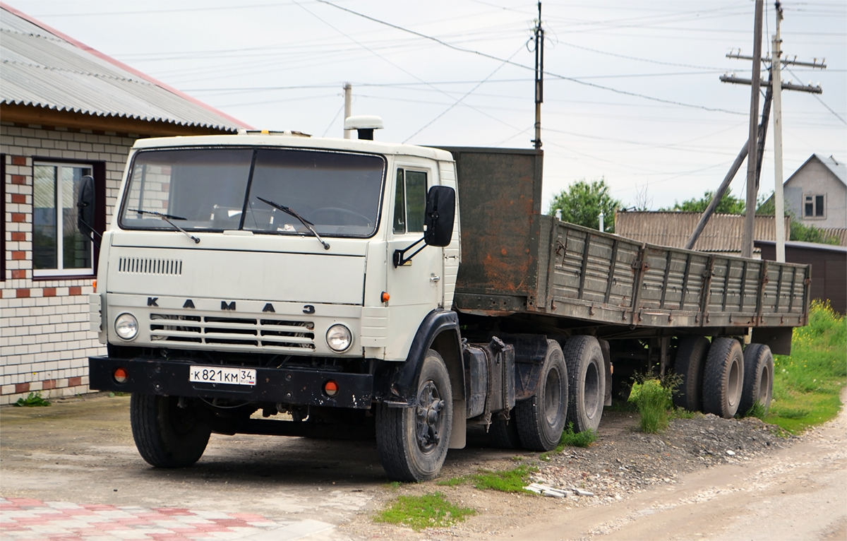 Волгоградская область, № К 821 КМ 34 — КамАЗ-5410