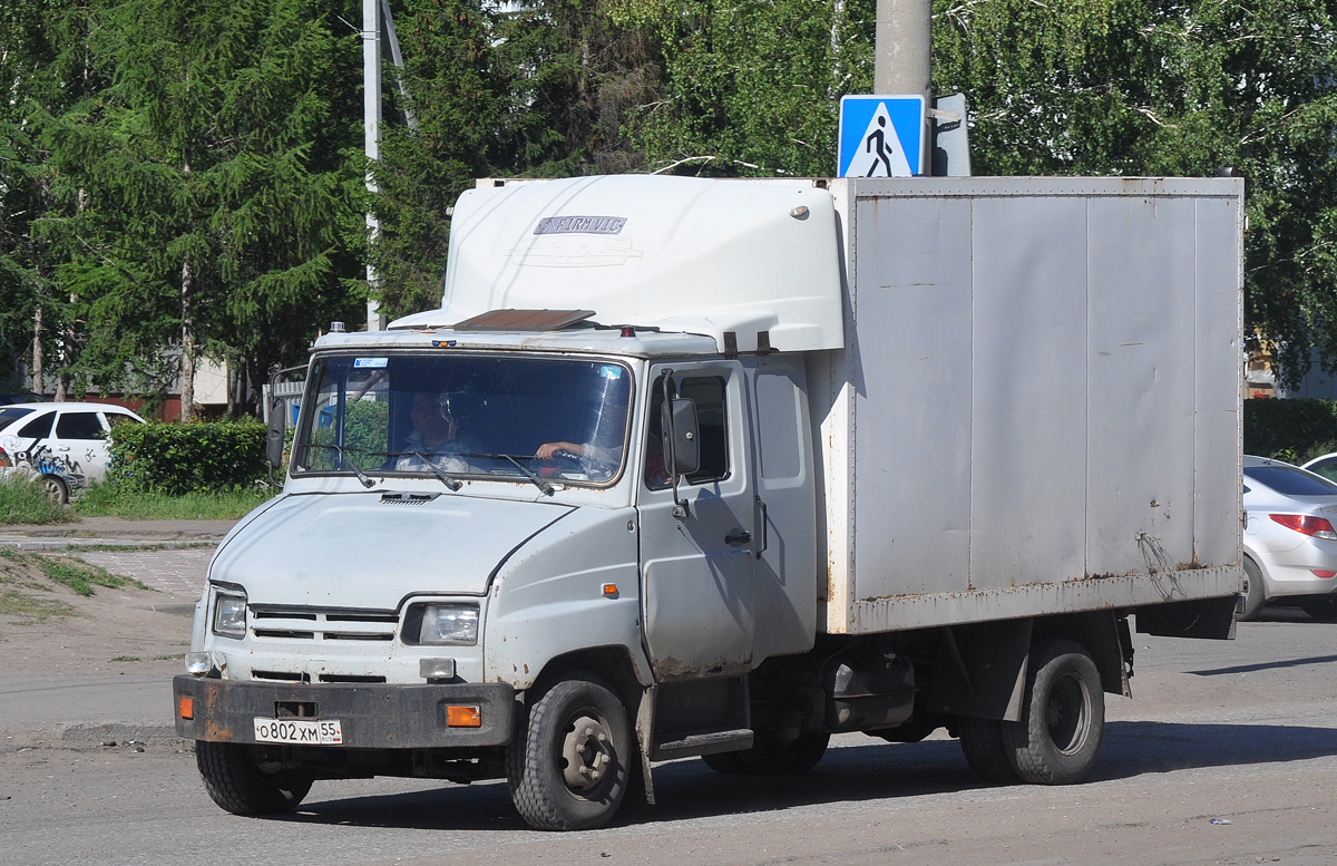 Омская область, № О 802 ХМ 55 — ЗИЛ-5301 "Бычок"(общая модель)