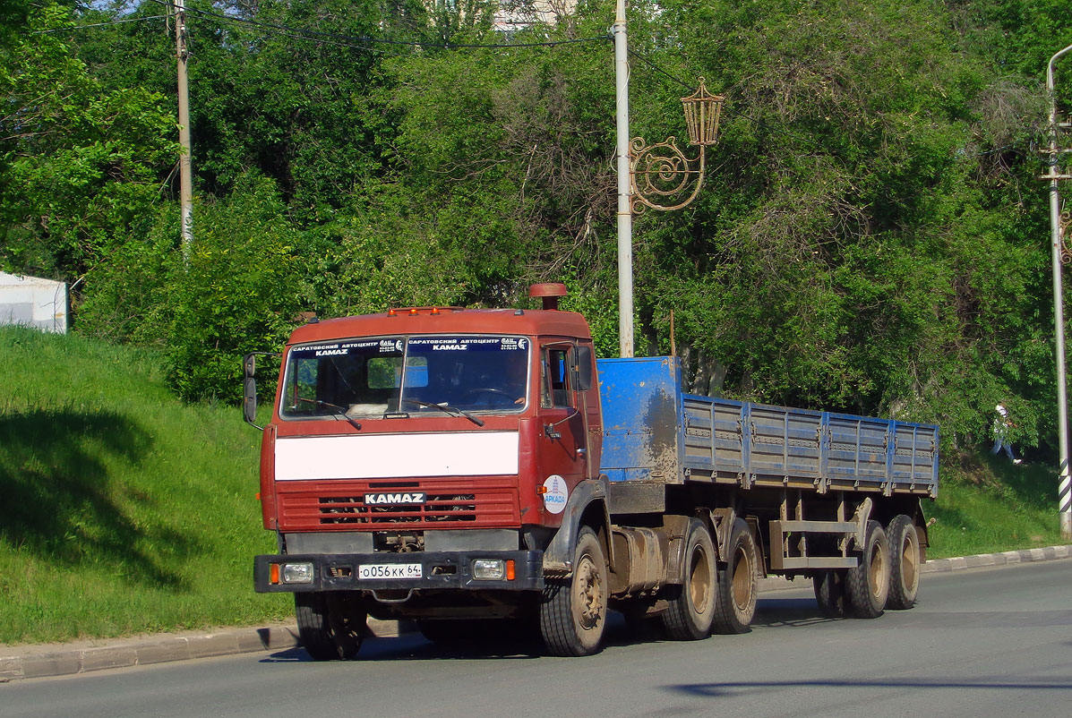 Саратовская область, № О 056 КК 64 — КамАЗ-54115 (общая модель)