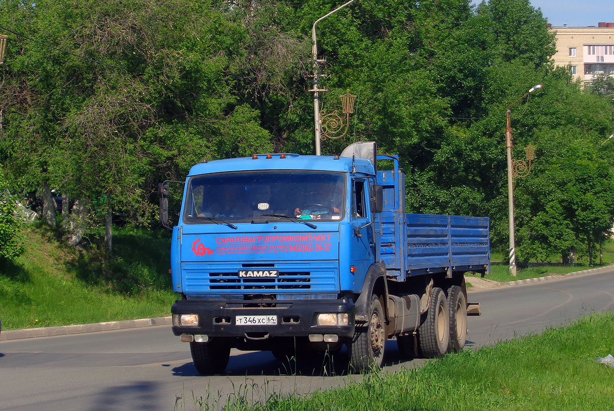 Саратовская область, № Т 346 ХС 64 — КамАЗ-53215-15 [53215R]