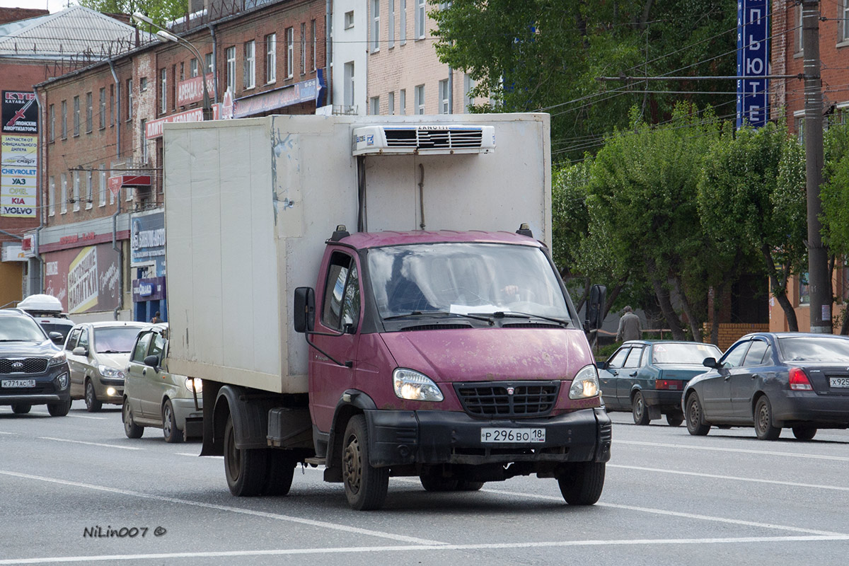 Удмуртия, № Р 296 ВО 18 — ГАЗ-33104 "Валдай"