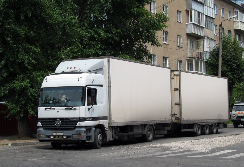 Калужская область, № К 016 ЕУ 40 — Mercedes-Benz Actros ('1997) 1840