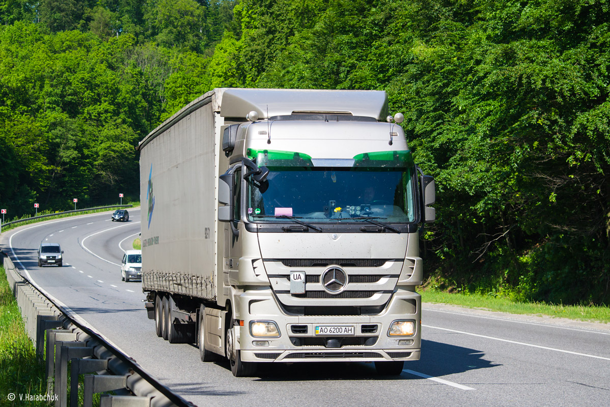 Закарпатская область, № АО 6200 АН — Mercedes-Benz Actros ('2009) 1844