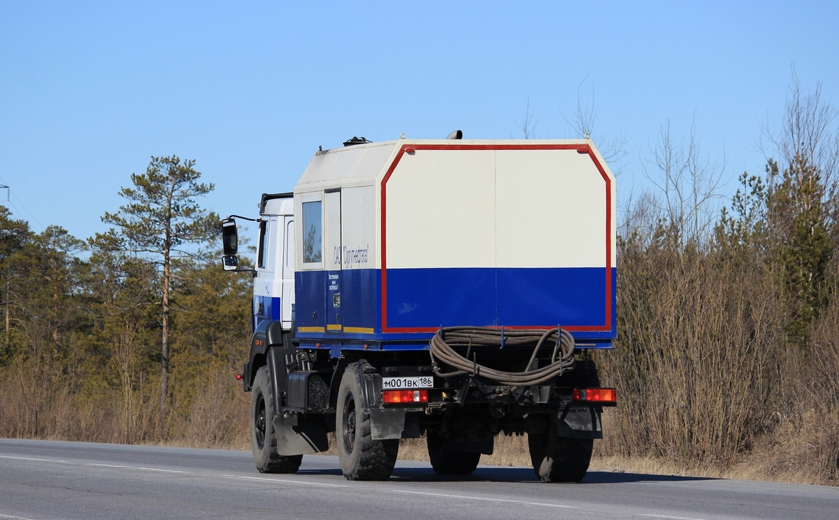 Ханты-Мансийский автоном.округ, № М 001 ВК 186 — Урал-43206-79