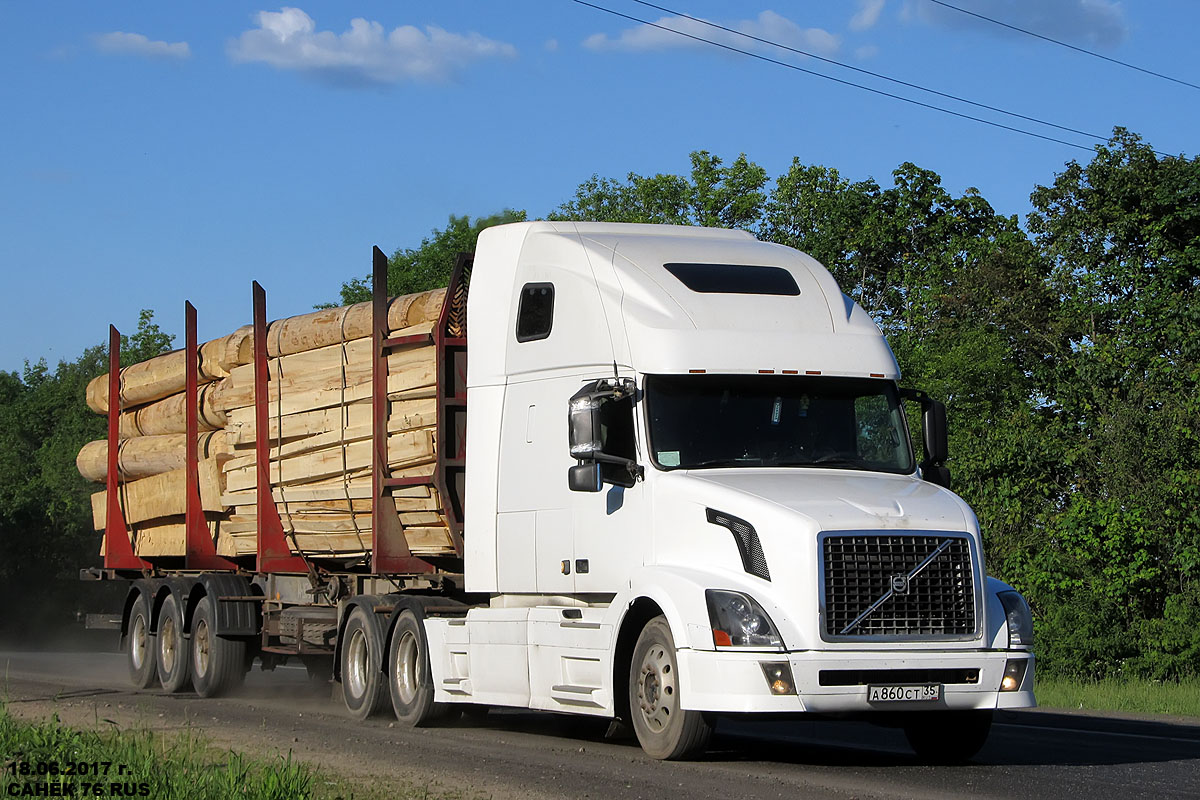 Вологодская область, № А 860 СТ 35 — Volvo VNL670