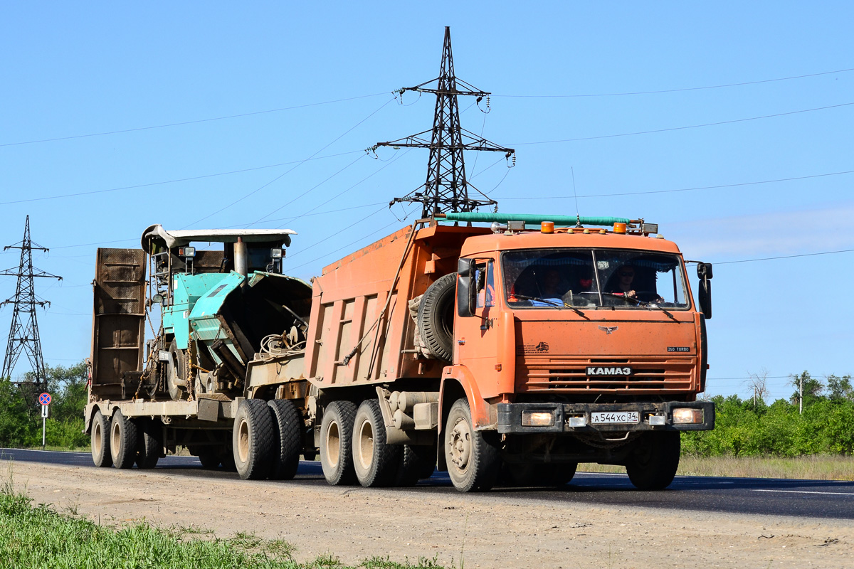 Волгоградская область, № А 544 ХС 34 — КамАЗ-65115-13 [65115N]