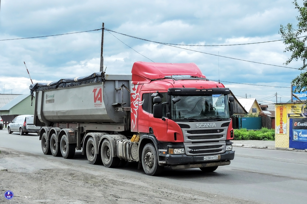 Челябинская область, № Е 238 ТР 174 — Scania ('2011) P440