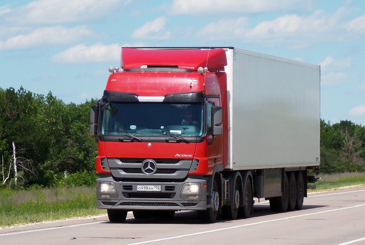 Московская область, № О 498 АН 750 — Mercedes-Benz Actros ('2009)