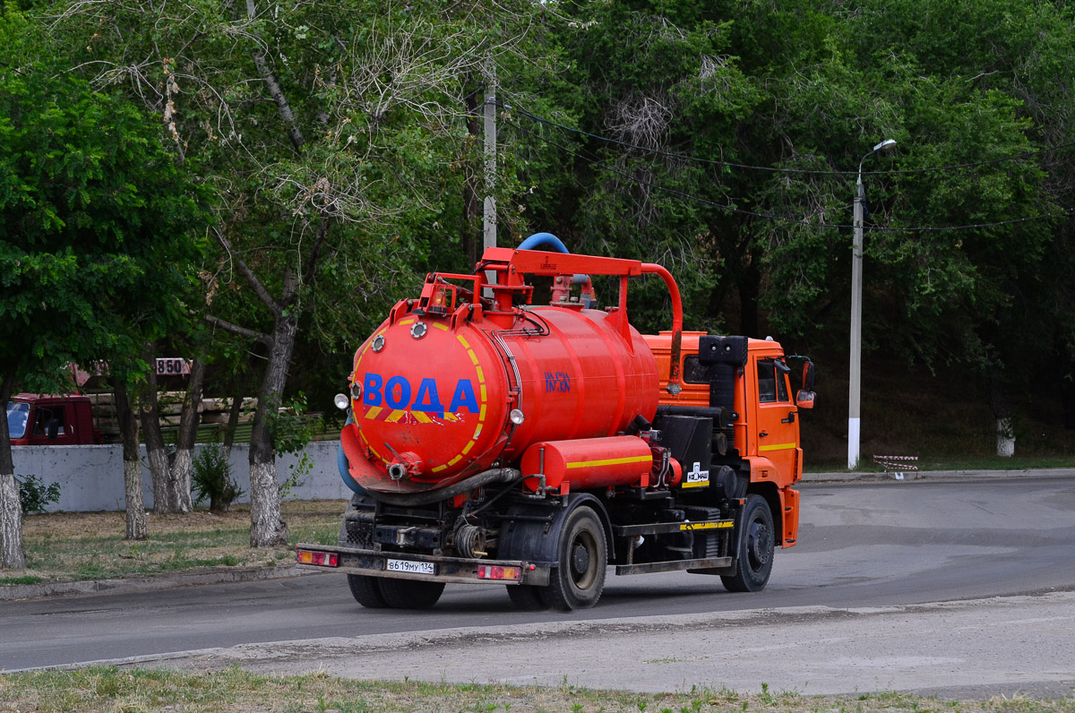 Волгоградская область, № В 619 МУ 134 — КамАЗ-53605-A4(23)