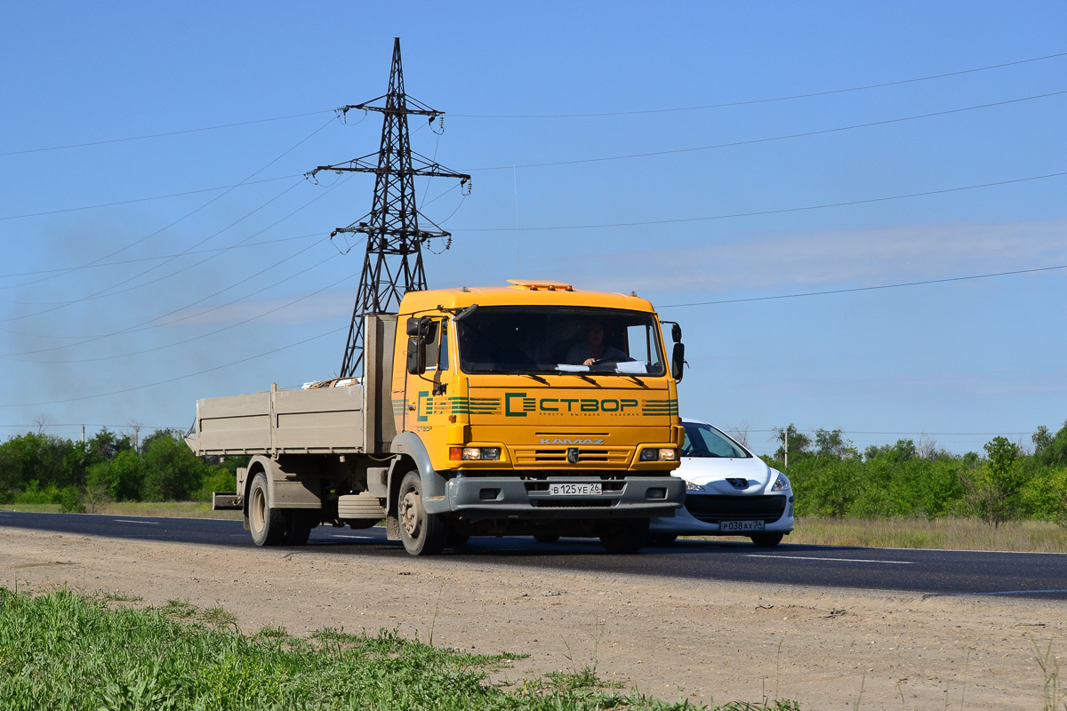 Волгоградская область, № В 125 УЕ 26 — КамАЗ-4308-A3